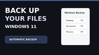How to Automatically Back Up Your Files in Windows 11