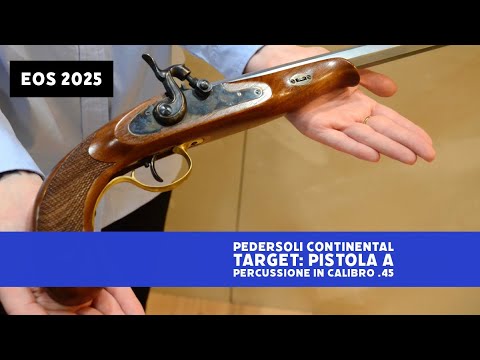 EOS Show 2025: pistola a percussione Pedersoli Continental Target cal. 45