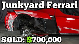 These 5 Wrecked Supercars Sold for Hundred's of Thousands $ WITH Salvage Titles!