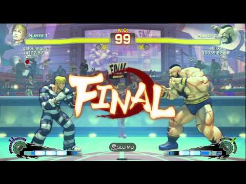 Cantona [Zangief] vs gatorinnguru [Cody] SSF4 Japanese Online Ranked Matches - TRUE-HD