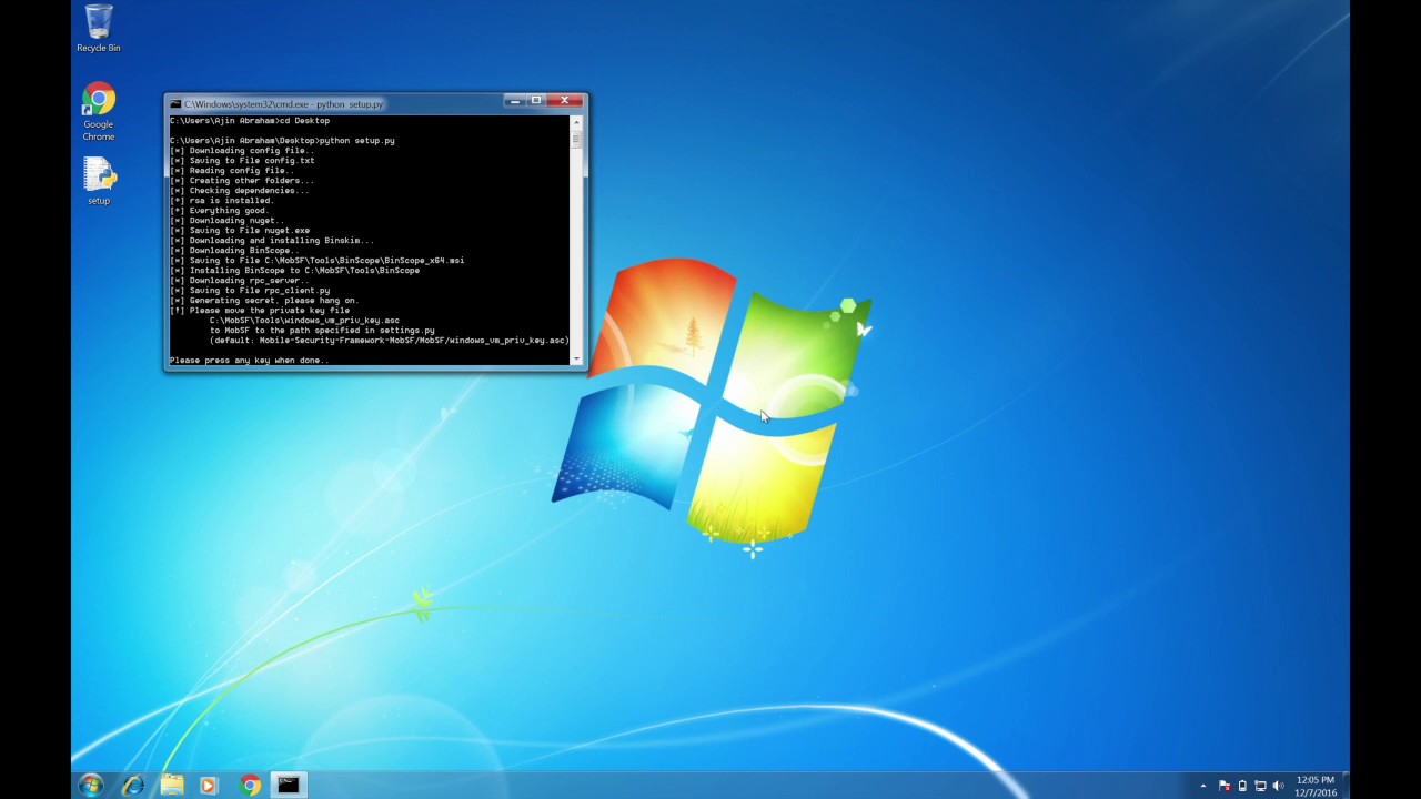 Windows App Static Analysis with MobSF