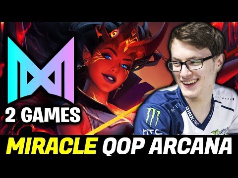 MIRACLE Queen of Pain ARCANA First Game — NIGMA vs LIQUID