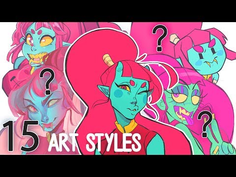 15 Art style Challenges - Inspiration edition