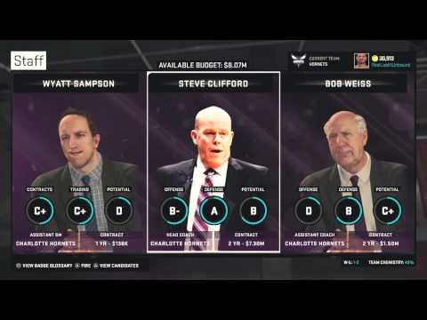 NBA 2K15 My League Mode Ep.5 - Charlotte Hornets | Final TRADE + Coach FIRED! PS4