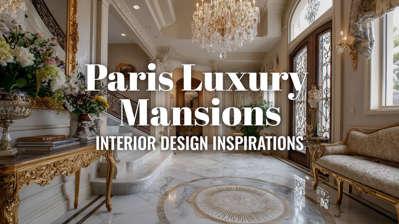 Inside Paris Luxury Houses: French Classical Mansions & Interior Design Tour