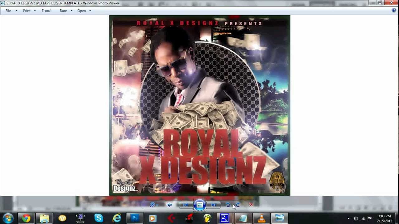 2Chainz  Mixtape  PSD Template // PSD Included  [See Description For Download] // RoyalX Designz