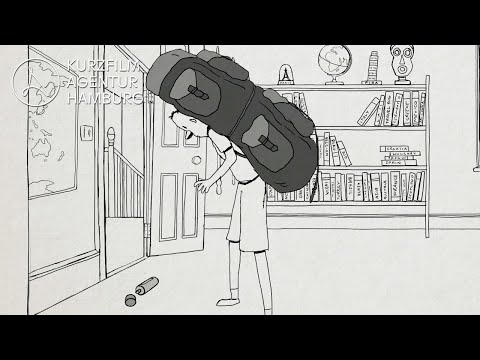 Backpacker has a rough start | "Big Bag" - Short film by Daniel Greaves