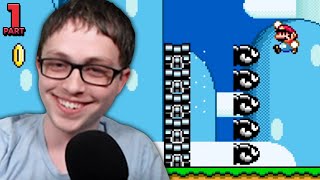 The ORIGINAL Kaizo Hack - Kaizo Mario World Part 1