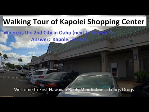 Passeio a pé pelo Kapolei Shopping Center, Kapolei, Havaí. Sábado, 16/07/2022