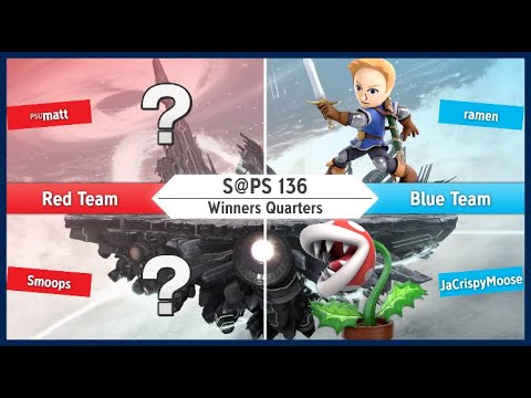 S@PS 136 Ultimate Doubles - matt/Smoops vs ramen/JaCrispyMoose Winners Quarters