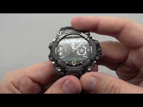 How to set time on Casio G-Shock Mudmaster GWG-B1000