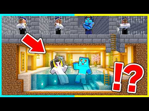 刑務所の地下に温泉つくってサボるマインクラフト【まいくら / マインクラフト】