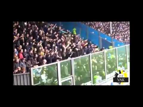 Sfeertje na de 0-1, Boeren die houden van stront. DTC away!