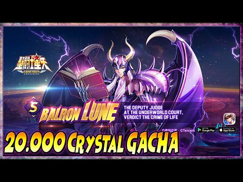 20.000 CRYSTAL GACHA "New Rank S" BALRON LUNE [Team FIREBOYS] - Saint Seiya: Awakening
