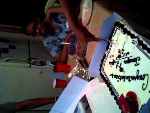 Cake cutting at its best(graduation)