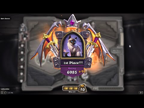 Why we love kitty :) #Hearthstone #Battlegrounds #Bigglesworth #Lathatatlan