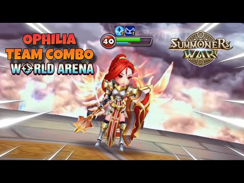 Ophilia Team Combo in World Arena Ep. 6 - Summoners War