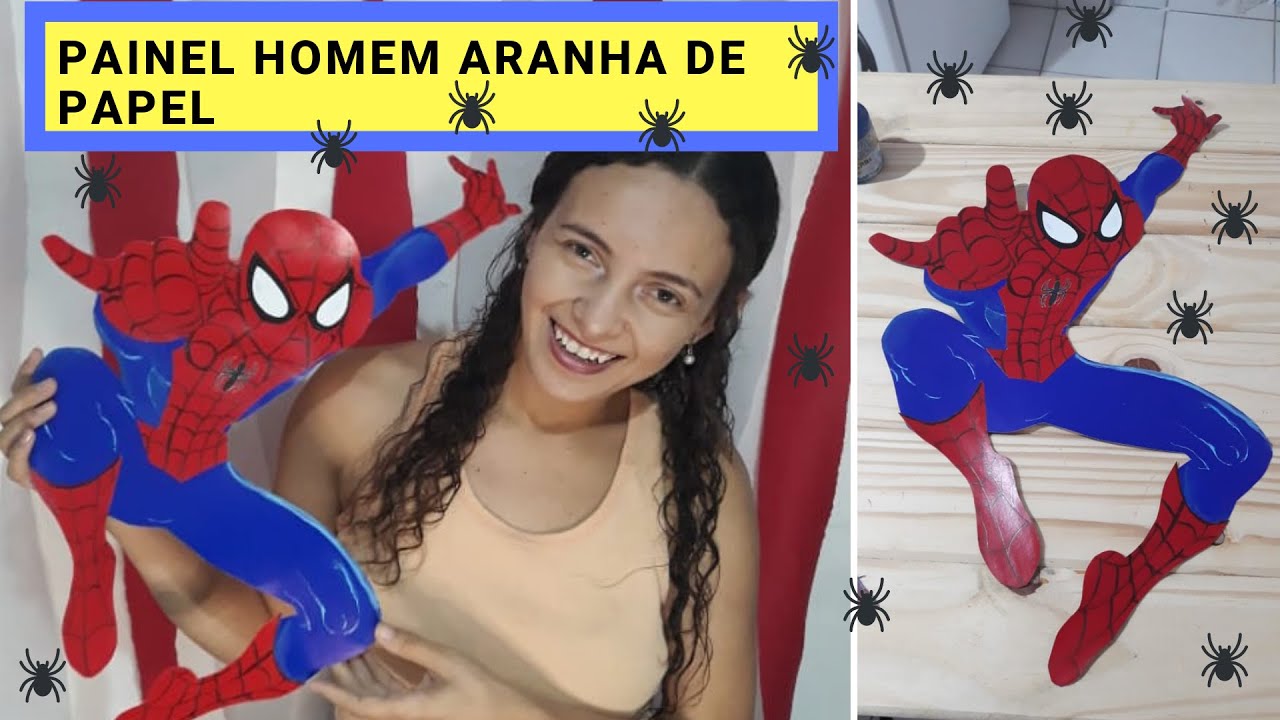 Watch Now Painel de papel do Homem Aranha - Faça você mesmo(a)!! Painel de papel do Homem Aranha - Faça você mesmo(a)!!