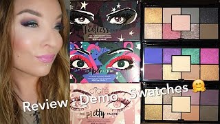 Ciate London The Fun, The Pretty, & The Fearless Eyeshadow Palettes : Review : Demo : Swatches