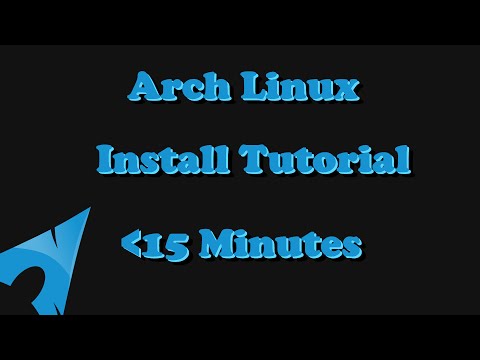 Учебное пособие: установка Arch Linux менее чем за 15 минут
