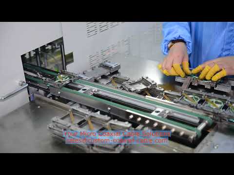 micro coax connector for thermal core potted MINIFLEX 5-BFN II 8P engine wire harness diy wire harne