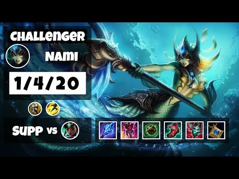 Nami Support 11.18 Challenger Gameplay Replay - S11 (1/4/20) - BR