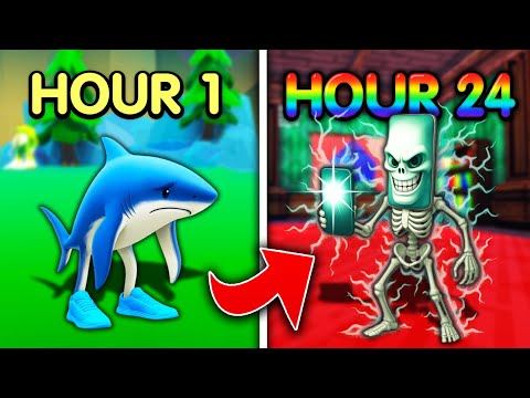 I Spent 24 HOURS In Brainrot Evolution!