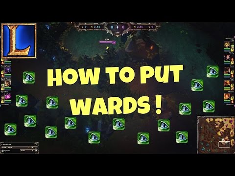 HOW TO PUT WARDS IN RANK GAME