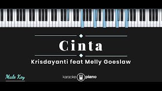 Download lagu Cinta - Melly Goeslaw feat Krisdayanti (KARAOKE PIANO - MALE KEY) mp3