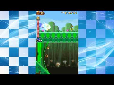 Sonic Rush Adventure - Plant Kingdom act 1 - Speedrun - 0:45:89