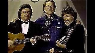 Johnny Cash, Kris Kristofferson &amp; Willie Nelson - Me &amp; Bobby McGee (1985)