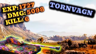 WoT PL - Tornvagn - 1727 Exp'a - Step - 5,1k Dmg 6Kili - Replay z LIVE!
