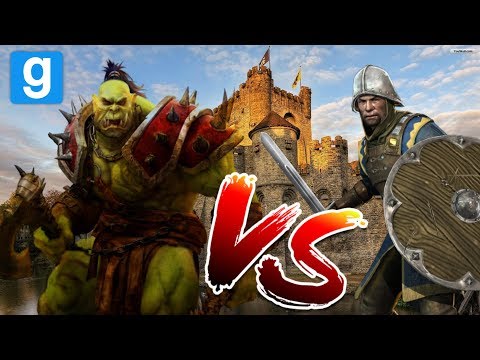 ON ATTAQUE LES ORCS ! - GMOD Medieval RP FR