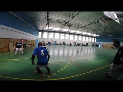2/2 Caluire FC 2 vs Martel Caluire. District Rhone futsal, 2016 1ere mi temps