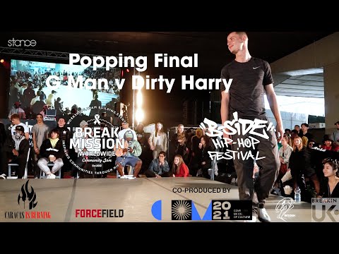 Break Mission x B-Side Festival 2021 // Popping Final - G Man v Dirty Harry // stance