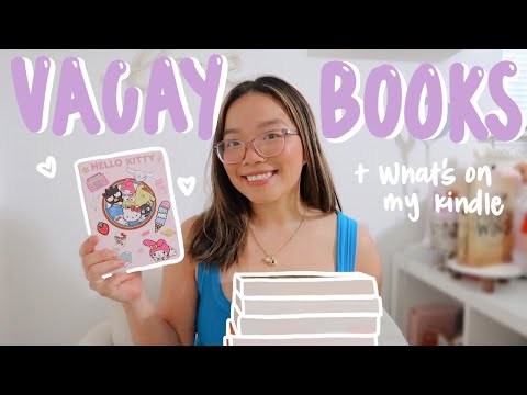 books i'm taking on vacation + what's on my kindle paperwhite 📖🌴☀️ *summer reads*