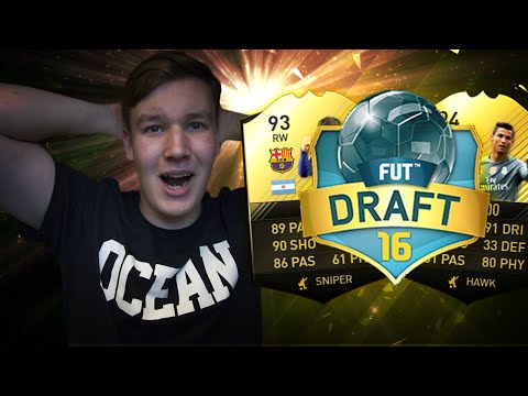 RONALDO JA MESSI SAMASSA FIFA 17 DRAFTISSA !!