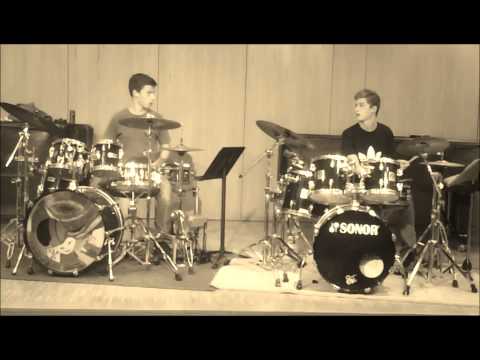 Schlagzeugduo Auftritt in Wiesbaden 4.10.12 (1/2)