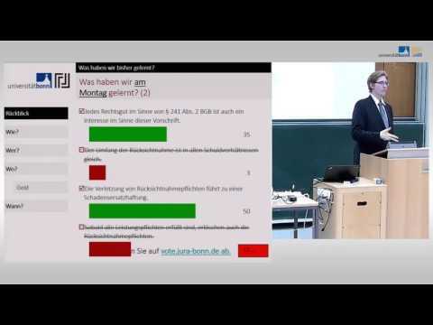 Schuldrecht I - 04 - Modalitäten der Leistungserbringung