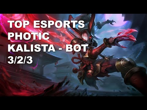 Top Esports Photic Bot Kalista vs Ezreal - KR Grandmaster Patch 10.8