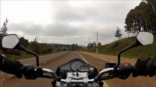 preview picture of video 'MOTO CB300R e GOPRO HERO 2 em GAURAMA-RS'