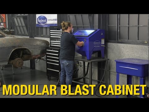 How to Media Blast at Home - Remove Paint & Rust - Modular Blast Cabinet From Eastwood
