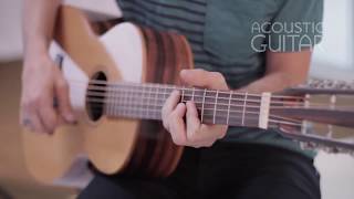 Video thumbnail for New Gear: Tanglewood Java TWJP E Parlor Guitar Review by Acoustic Guitar Magazine