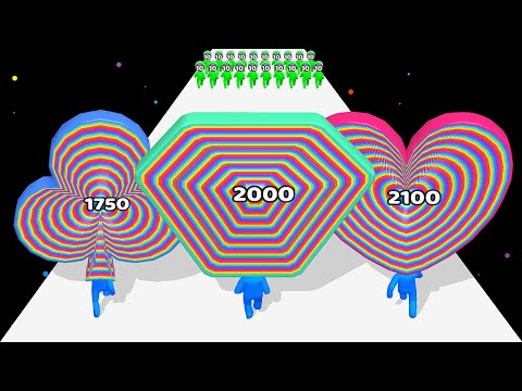 Collect Max Layers in LAYER MAN 3D - Final Level Boss! Race Challenge