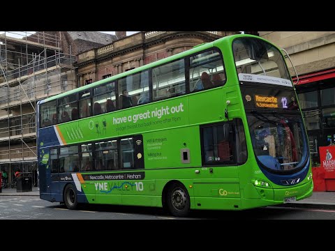 *BACK IN SERVICE AFTER 16 MONTHS* 12 to Newcastle - Go North East 6079 - NK62 FHY