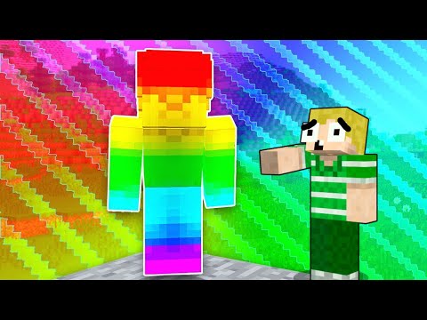 Jeg Fanger RAINBOW STEVE I Minecraft!!