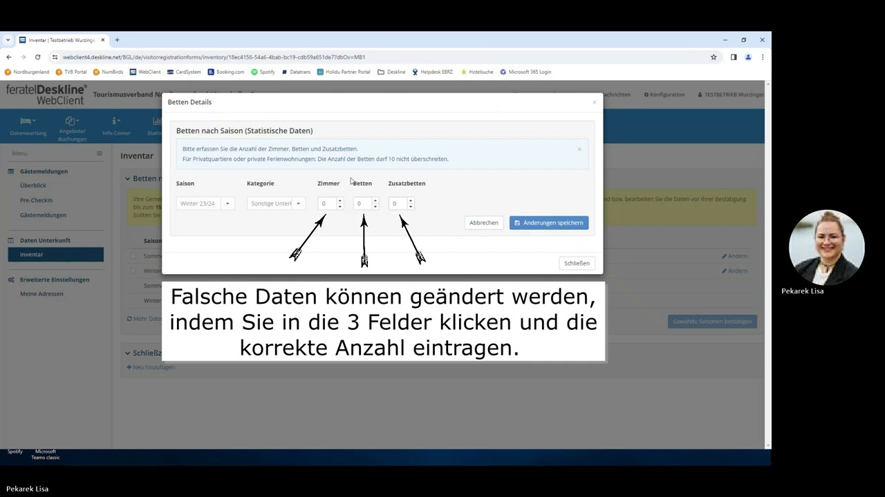 Meldewesen-Inventar selbstständig warten