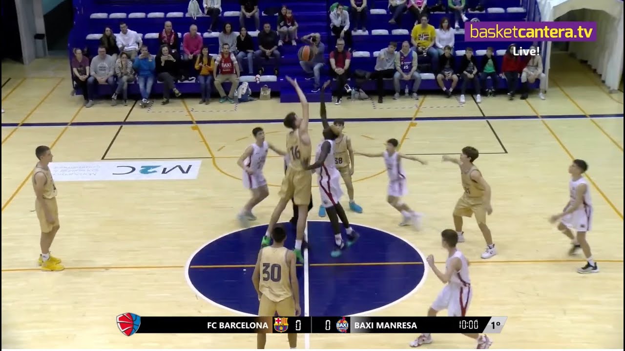 U14M. FC BARCELONA vs BAXI MANRESA.- 2ª Semifinal II Torneo Canteras ACB 2022 #BasketCantera.TV