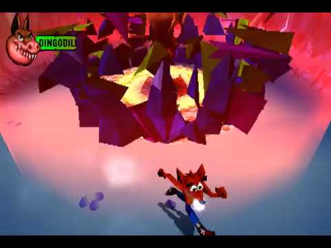 Crash Bandicoot 3 Warped-Dingodile Boss Speedrun(No Powers)