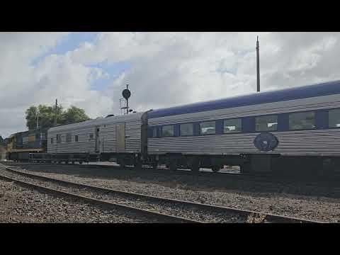 6MA8 JBRE The Overland to Adelaide, 31/5/24, Stawell VIC